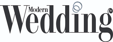 modern wedding logo