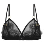 black lace bralette lingerie 