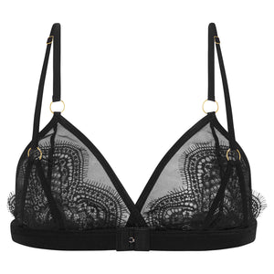black lace bralette lingerie 