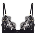 black lace bralette