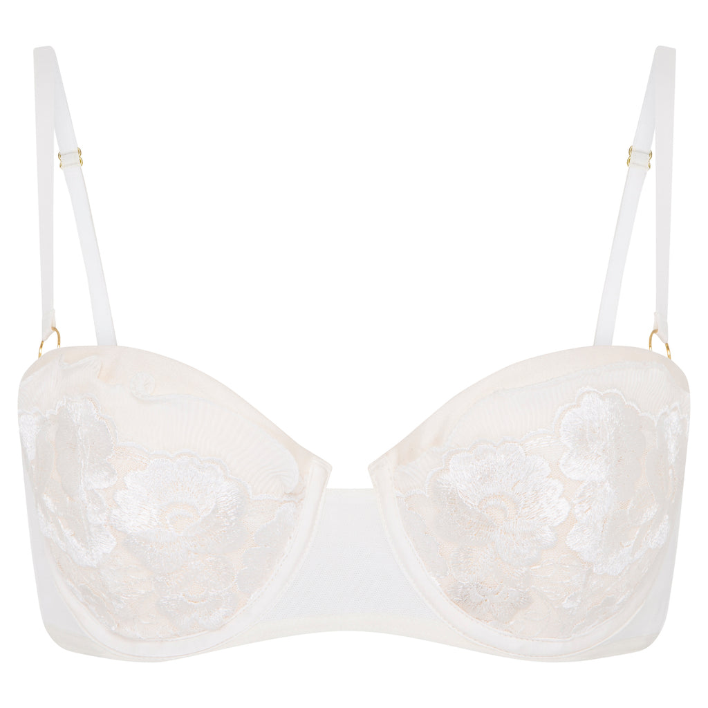 white lace push-up bra