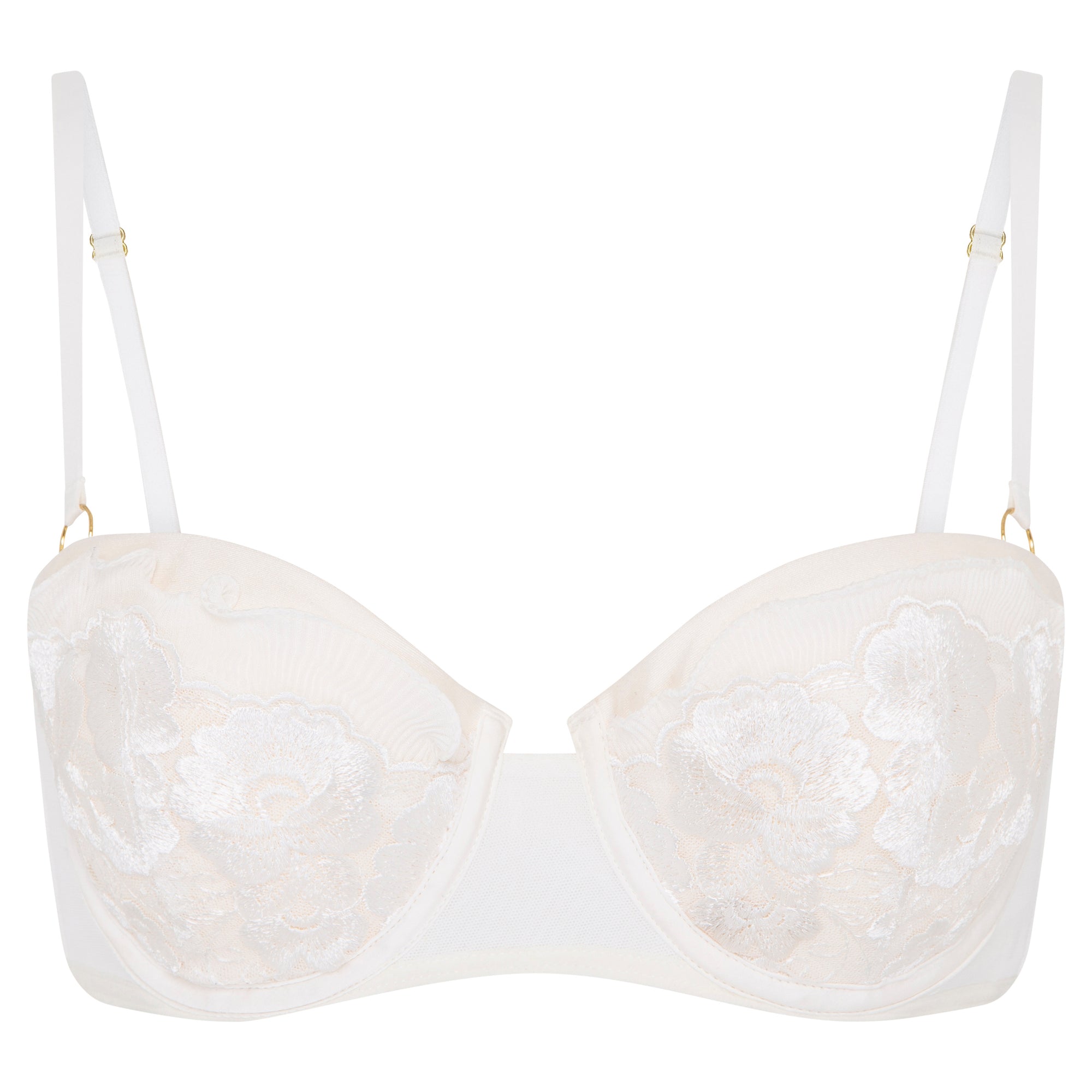 white lace push-up bra