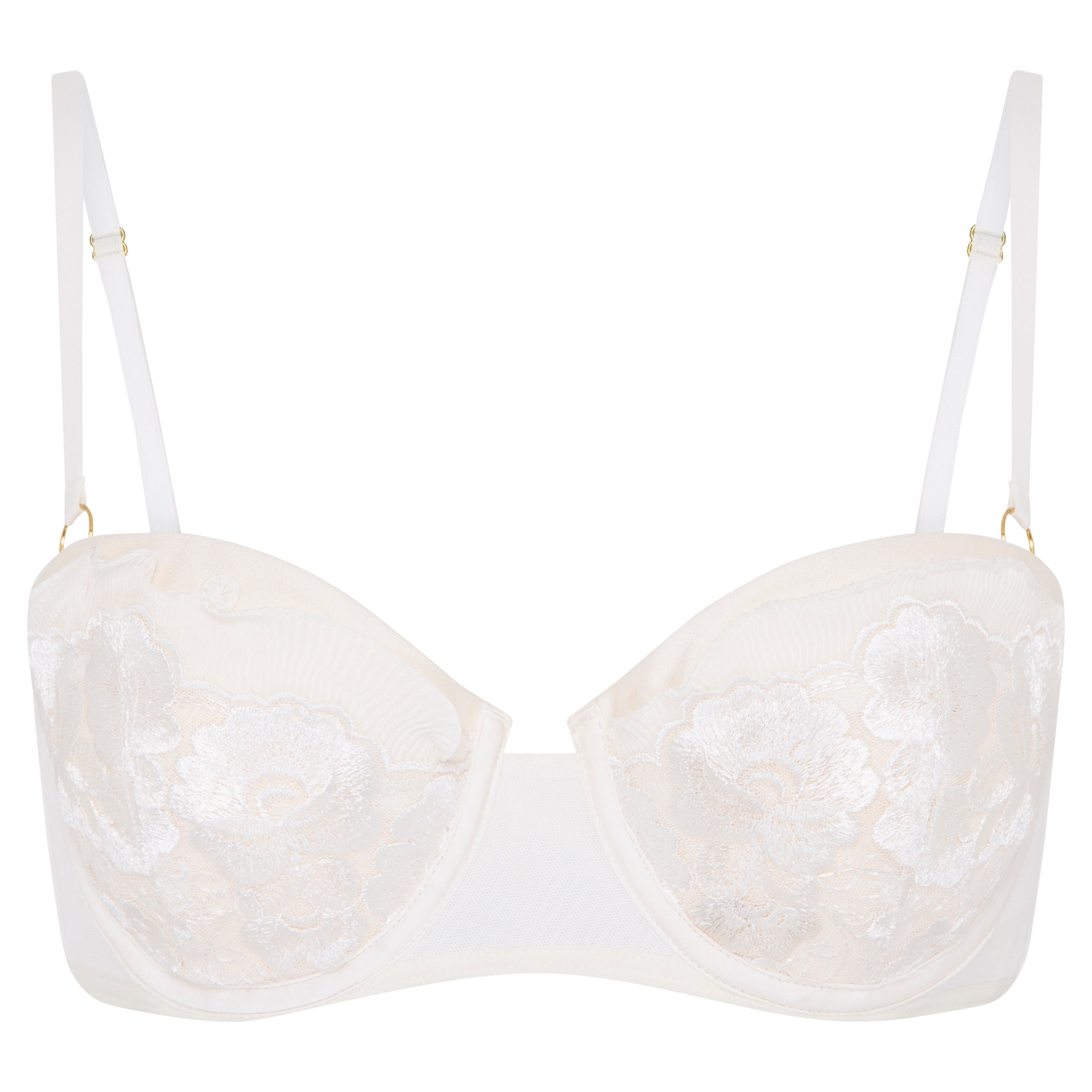 white lace push-up bra